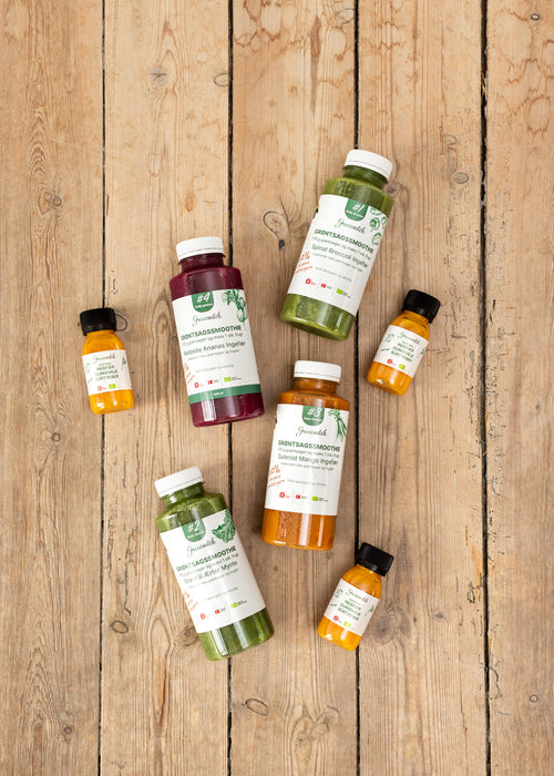 Lækre grøntsagsgreenies fra Greenwitch greenie smoothies